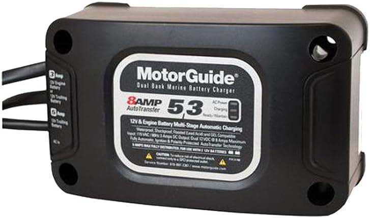 ATTWOOD/MOTORGUIDE Brunswick 8Amp Dual Bank Boating Battery Chargers