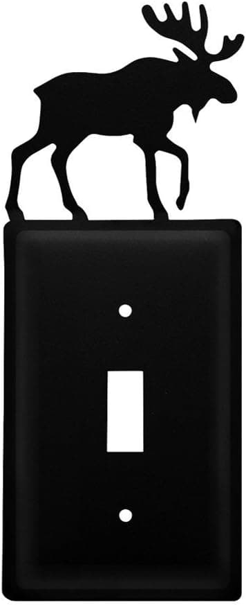 Iron Moose Switch Cover - Heavy Duty Metal Light Switch Cover, Electrical Outlet Covers, Lightswitch Covers, Wall Plate Cover