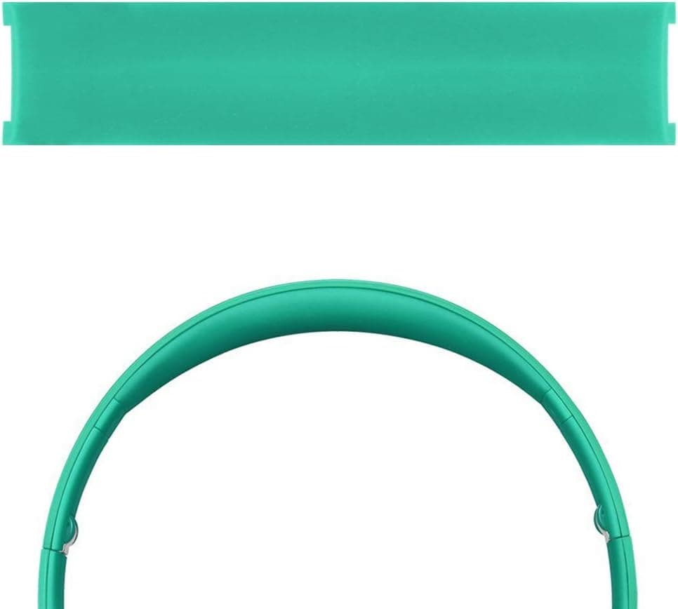 Geekria Headband Pad Compatible with Beats SoloHD, Solo1.0 On-Ear Headphones Replacement Headband/Silicone Rubber Cushion Pad Repair Parts (Light Green)