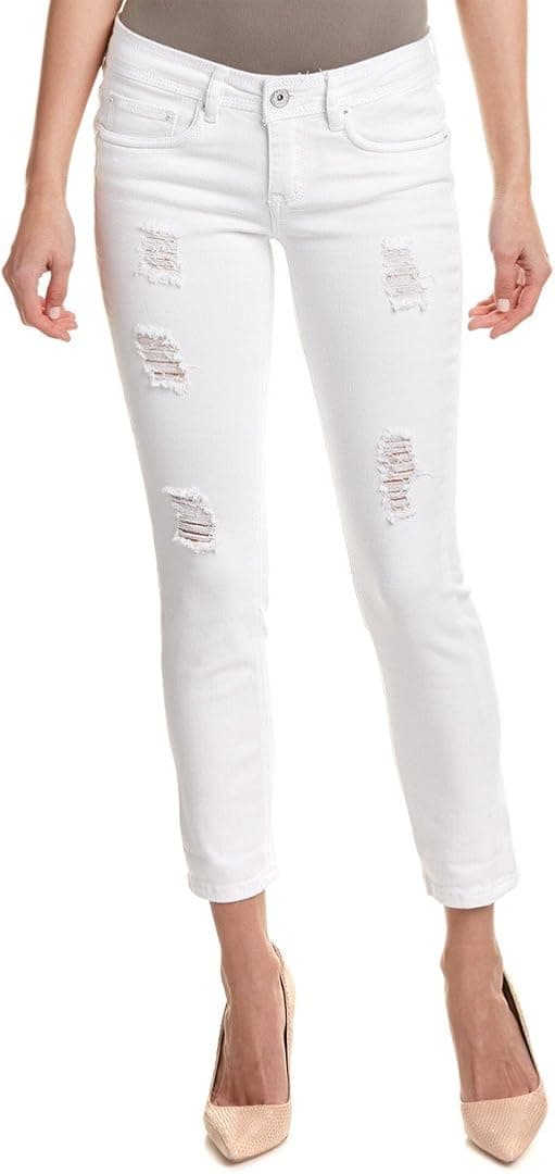 Dollhouse Women's Light Wash Crop