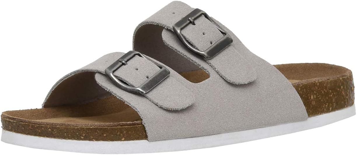 CUSHIONAIRE Women's Lane Cork Footbed Sandal with +Comfort