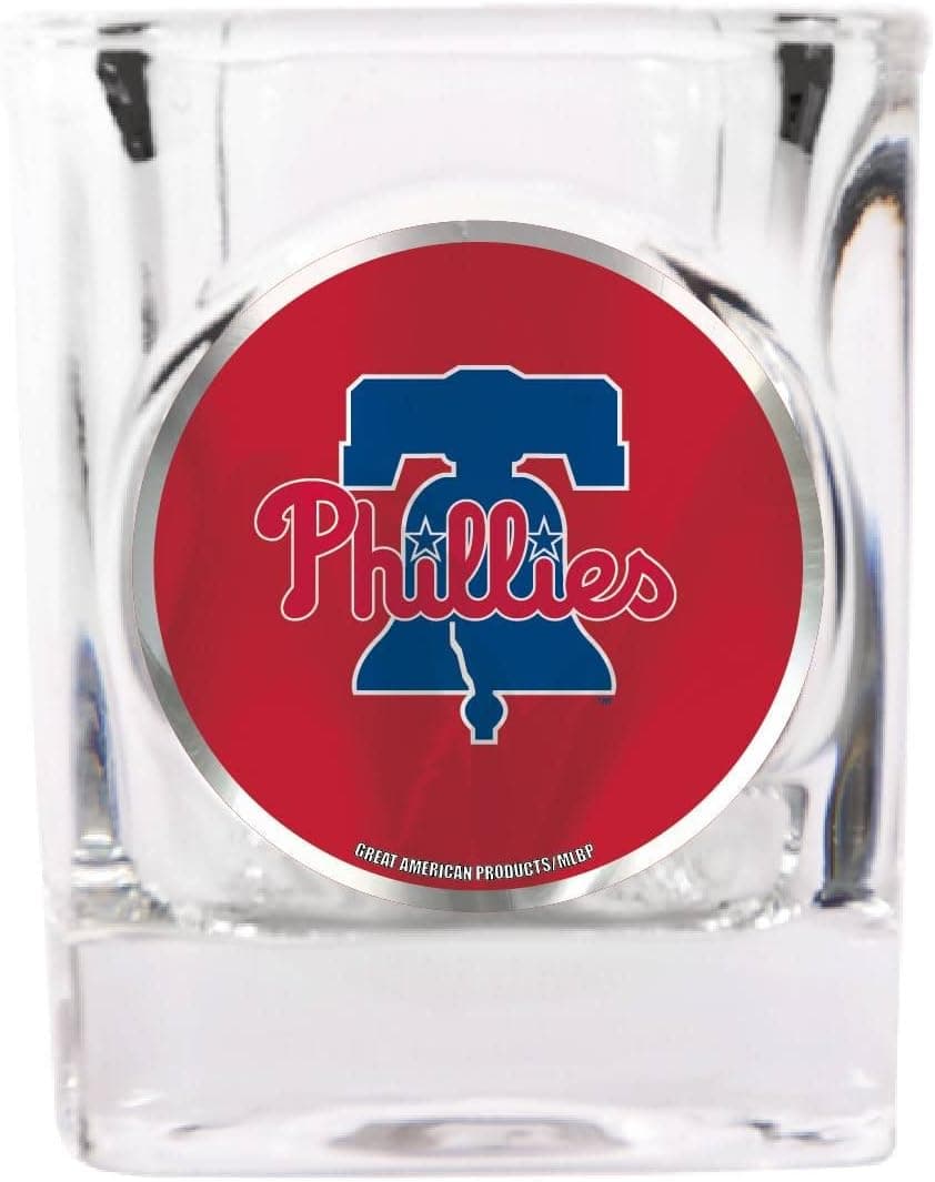 Great American Products Philadelphia Phillies Square Shot Glass - 2 oz.