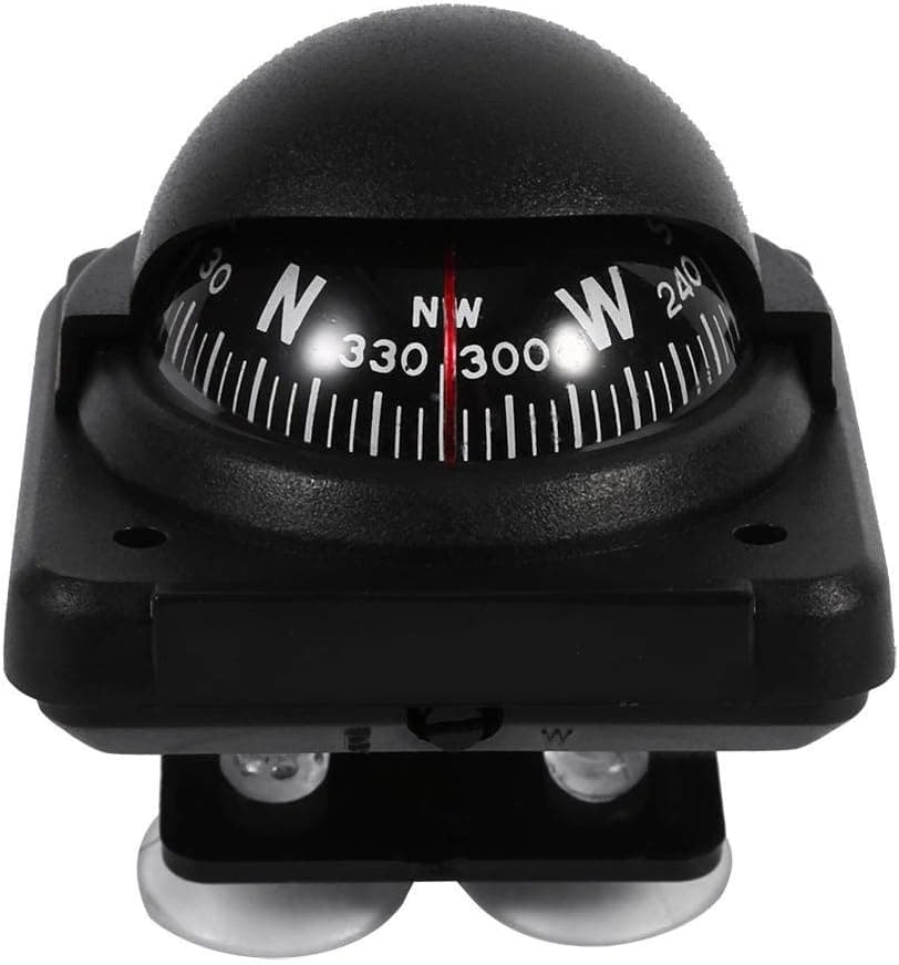 Compass, Qiilu Multi-Function Electronic Vehicle Car Sea Marine Boat Ship Compass Navigation Outdoor