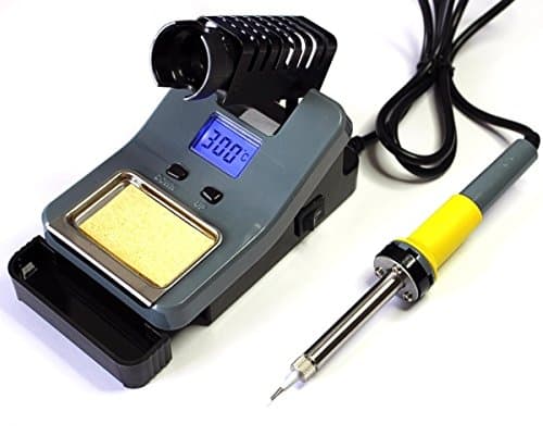 Digital Temperature Controlled Soldering Station, LCD Display, 6 Tips, 7 x Solder Wick