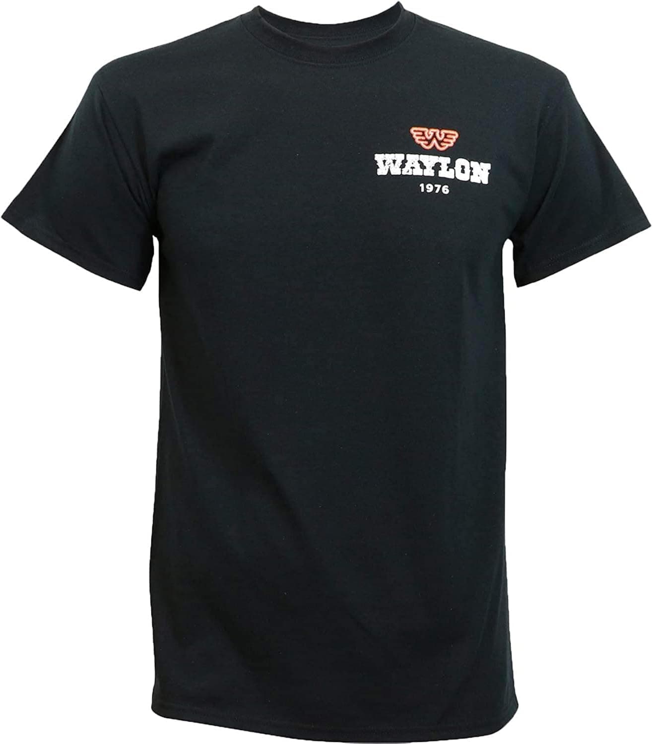 Waylon Jennings Men's are You Ready Tee T-Shirt Black