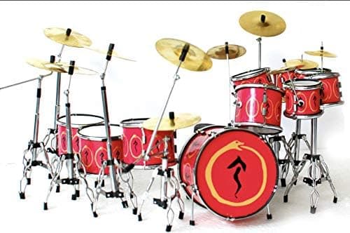 fanmerch 1:4 Scale Neil Peart Rush Snakes and Arrows Miniature Drum Kit Replica