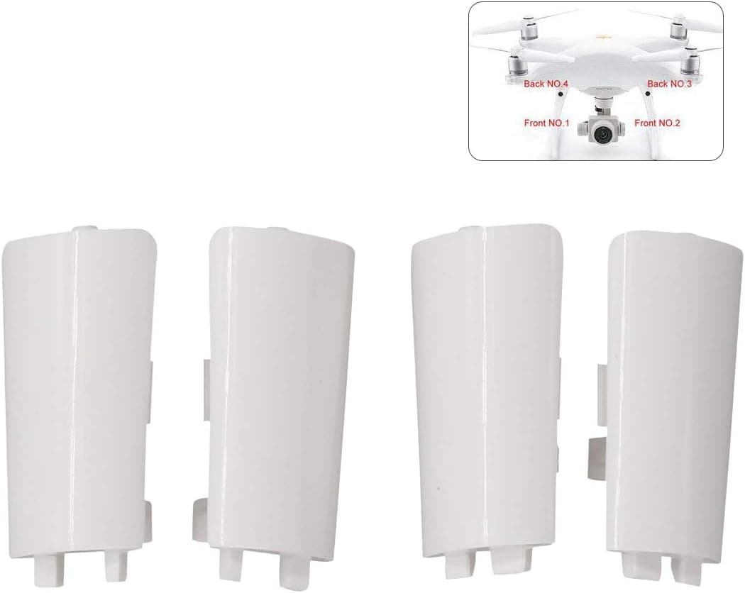 4PCS (NO.1~4) Landing Gear Antenna Cover Case for DJI Phantom 4 Pro Drone