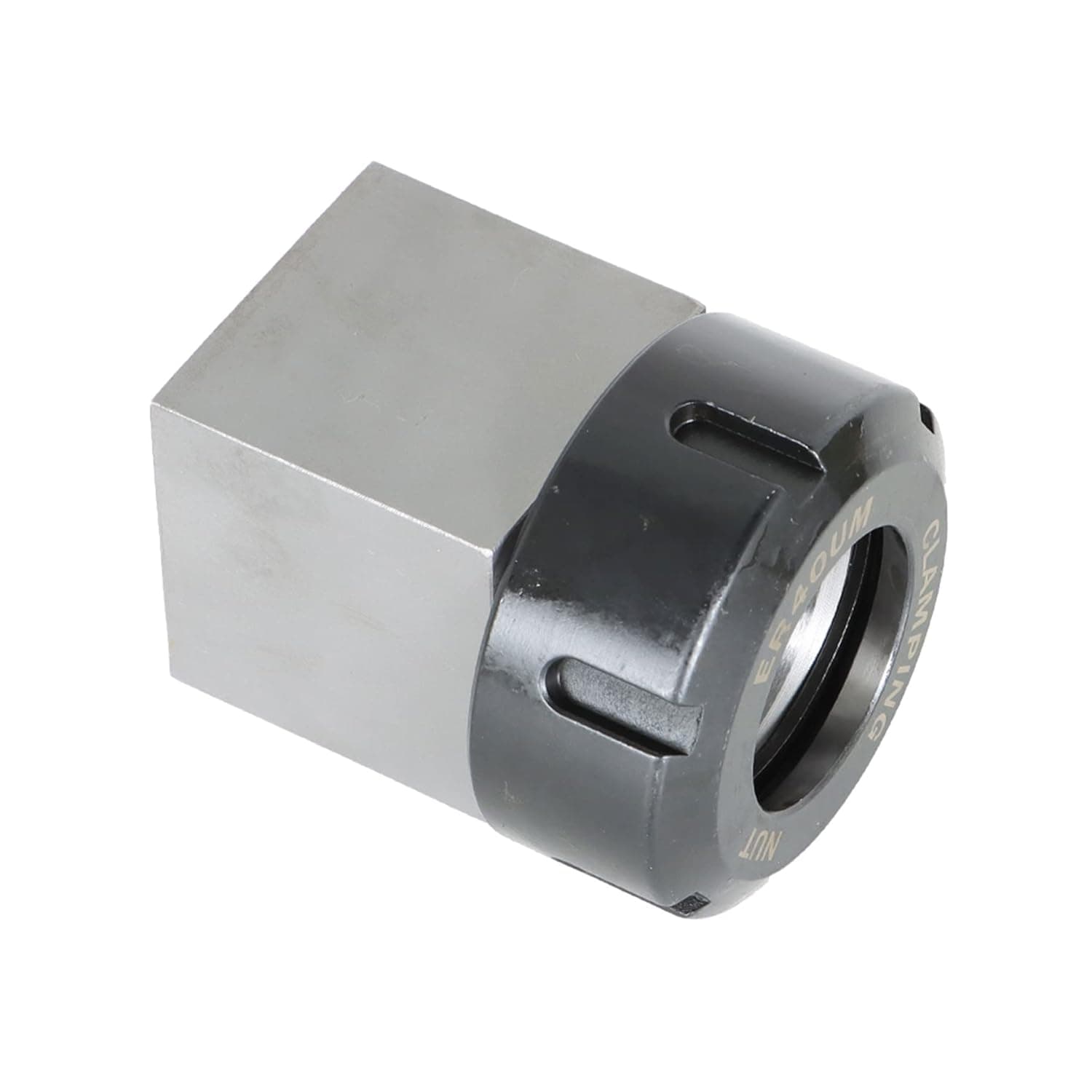 ER-40 Square Collet Block Hex Collet Block Chuck Holder for CNC Lathe Engraving Machine (Square)