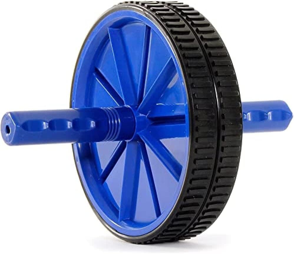ProsourceFit Dual Ab Wheel Roller Abdominal Exercise Equipment with Comfortable, Easy Grip Handles