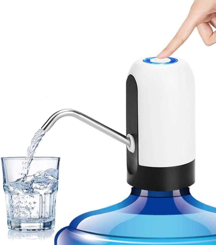 Dayutech Water Bottle Pump USB Rechargeable Automatic Shut-off Drinking Water Dispenser Portable Switch for Universal 2-5 Gallon Bottle