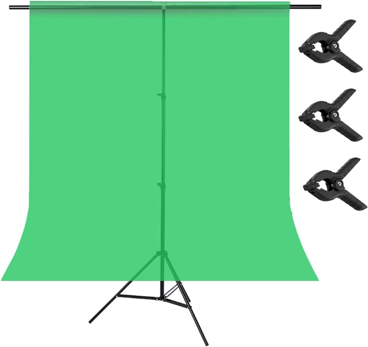 Grbackground with stand5 x 6.5ft Green Screen with Stand, Green Screen backdropeen Screen Backdrop with Stand，Green Screen ，greenscreen
