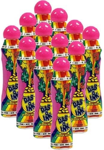 Dab-O-Ink One Dozen 3oz Pink Bingo Dauber