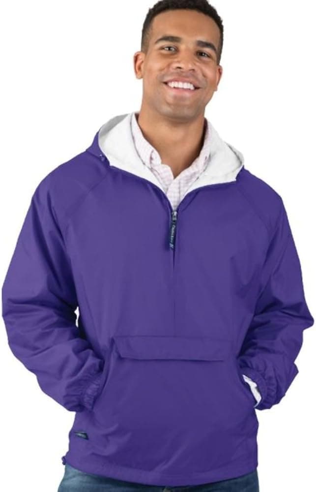 Charles River Apparel Wind & Water-Resistant Pullover Rain Jacket (Reg/Ext Sizes)