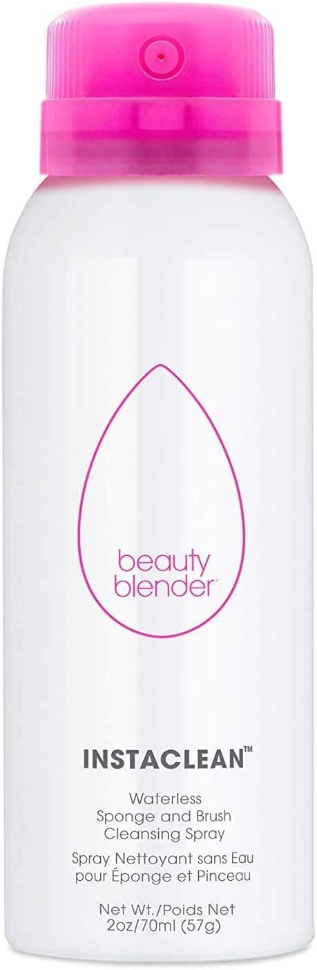 Beautyblender Instaclean Waterless Sponge & Brush Cleansing Spray, 1 oz. Vegan, Cruelty Free and Made in the USA