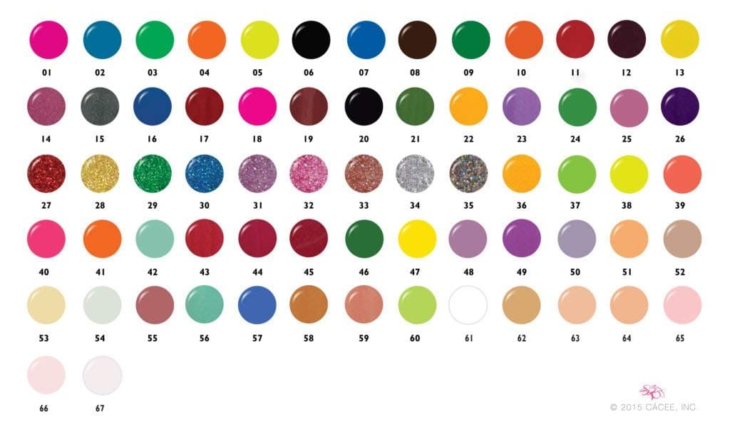 Acrylic Nails Color Acrylic Powder For Nail Art, 1oz Jar by Cacee, For Any Professional Acrylic Nail Kit, Premix of Pigments, Glitter, & Metallic Effects (Jam Purple #14)