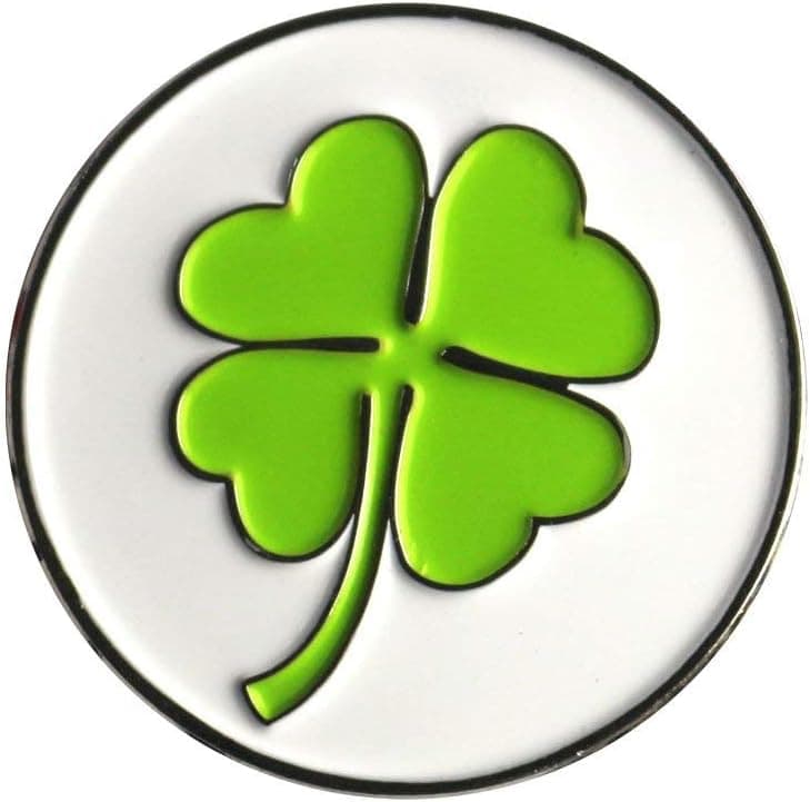 PINMEI Lot of 10 Golf Ball Markers Assorted Patterns - Soft Enamel Technique