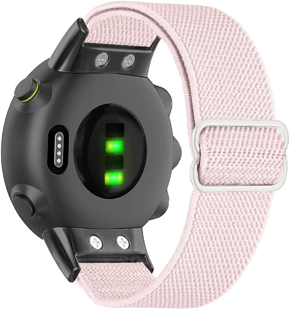 C2D JOY Stretchy Loop Nylon Strap Compatible with Garmin forerunner 45/45S Bands Replacement Accessory Adjustable Elastic