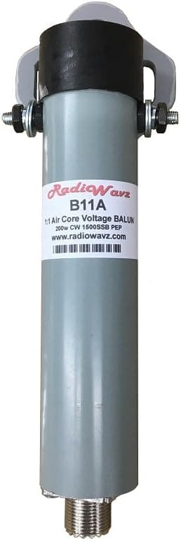 Radiowavz B11A 1:1 Voltage Air Core Balun - 1500W PEP, 200W CW