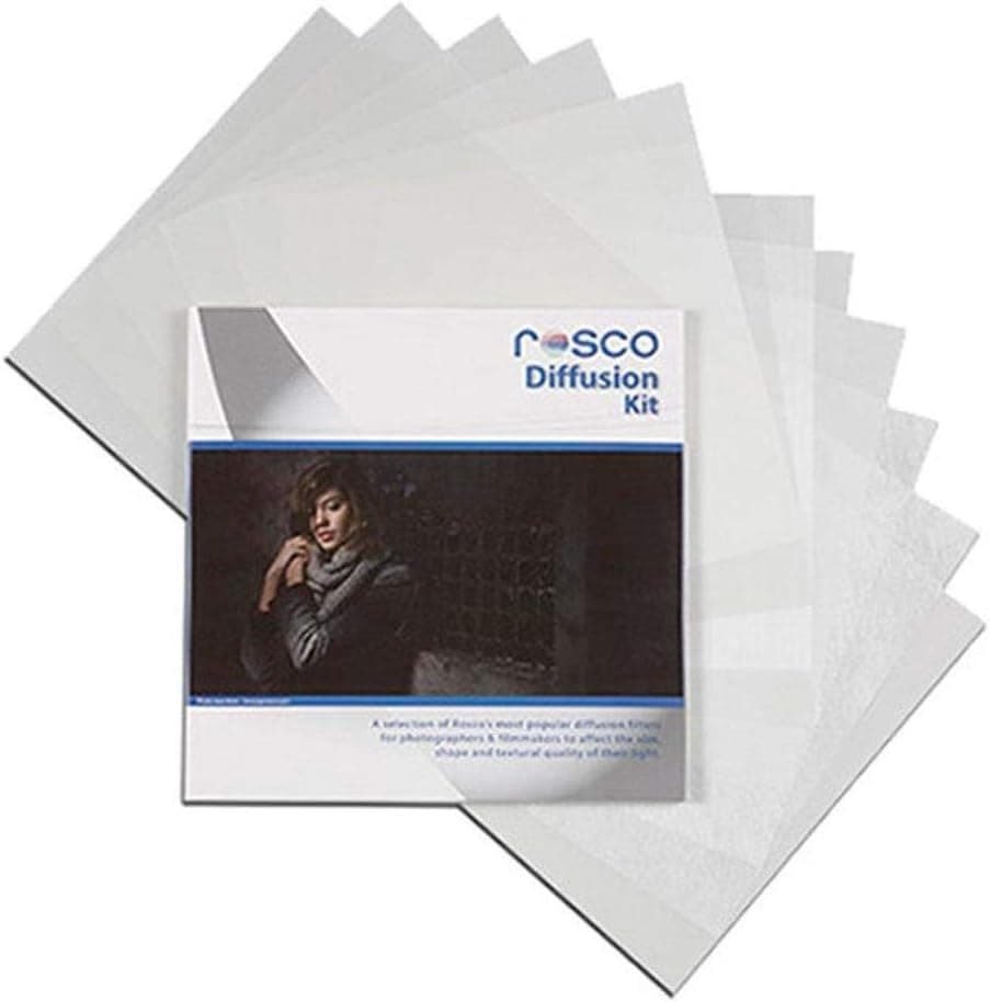 Rosco Diffusion Filter Kit, 12 x 12 Sheets