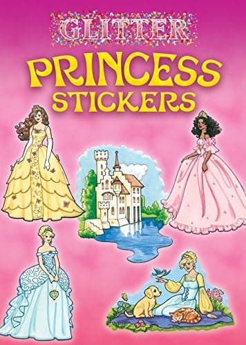 Dover Books DOV-46577-2 Glitter Princess Sticker