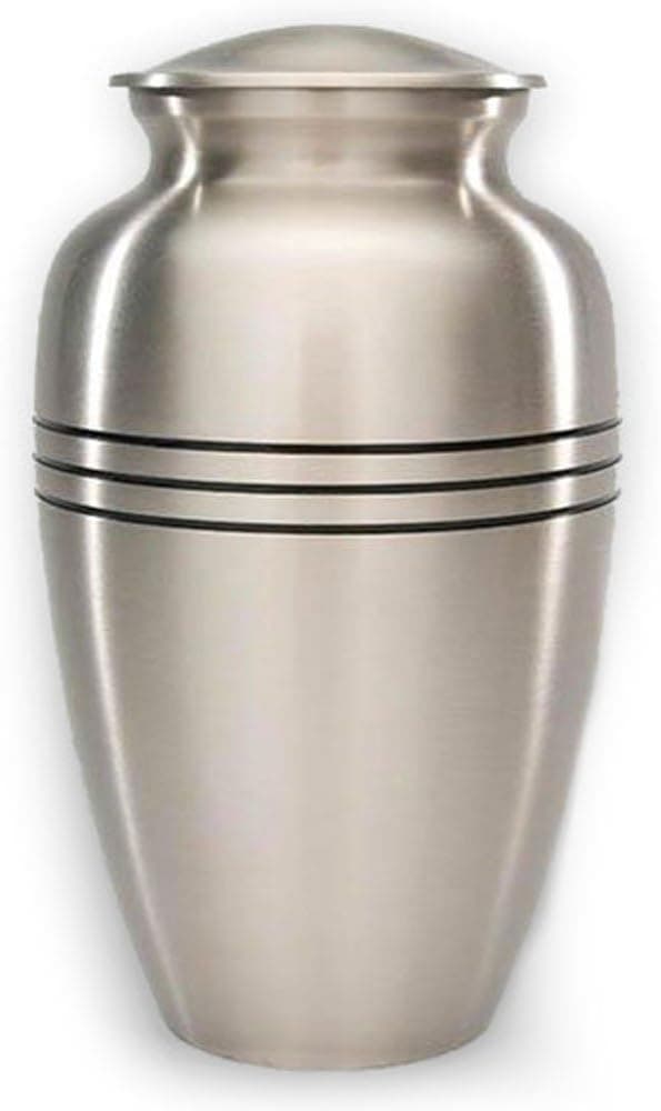 Adult Cremation Urn - Dignity Pewter by Beautiful Life Urns, Large Cremation Urn