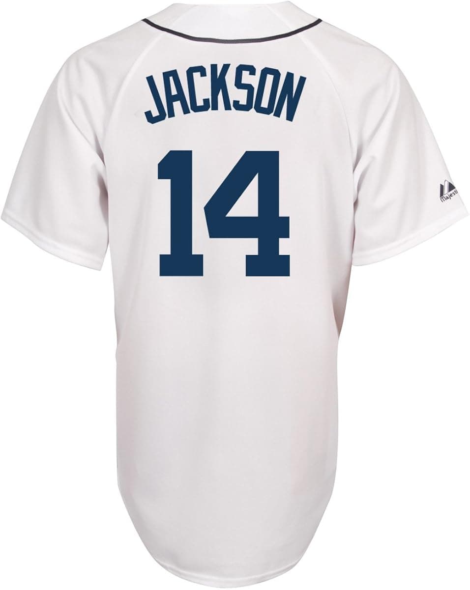 MLB Detroit Tigers Austin Jackson White Home Replica Baseball Jersey, White