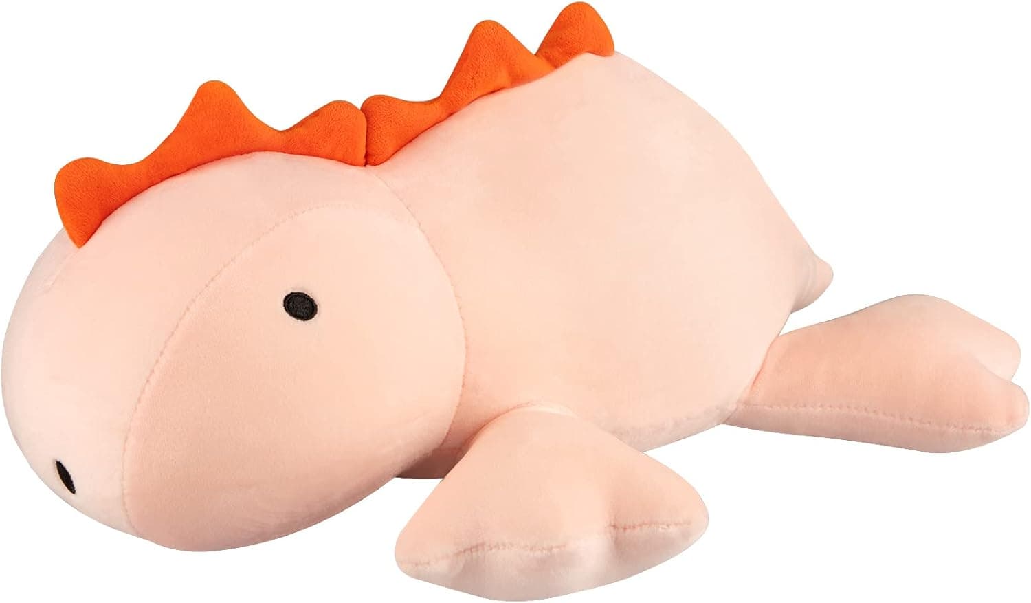 quescu Dinosaur Plush Toys,1.6lb Dinosaur Stuffed Animal for Kids,Dinosaur Plush Pillow Gifts for Kids Birthday,New Year(Pink)