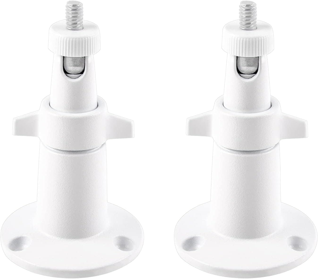 Security Camera Universal Mounting Bracket,Adjustable Indoor/Outdoor Security Wall Metal Bracket, Compatible with Arlo Pro/Pro 2/Pro 3/Pro 4/Ultra/Ultra 2, & with Ring Stick Up Cam Battery (2 Pack)