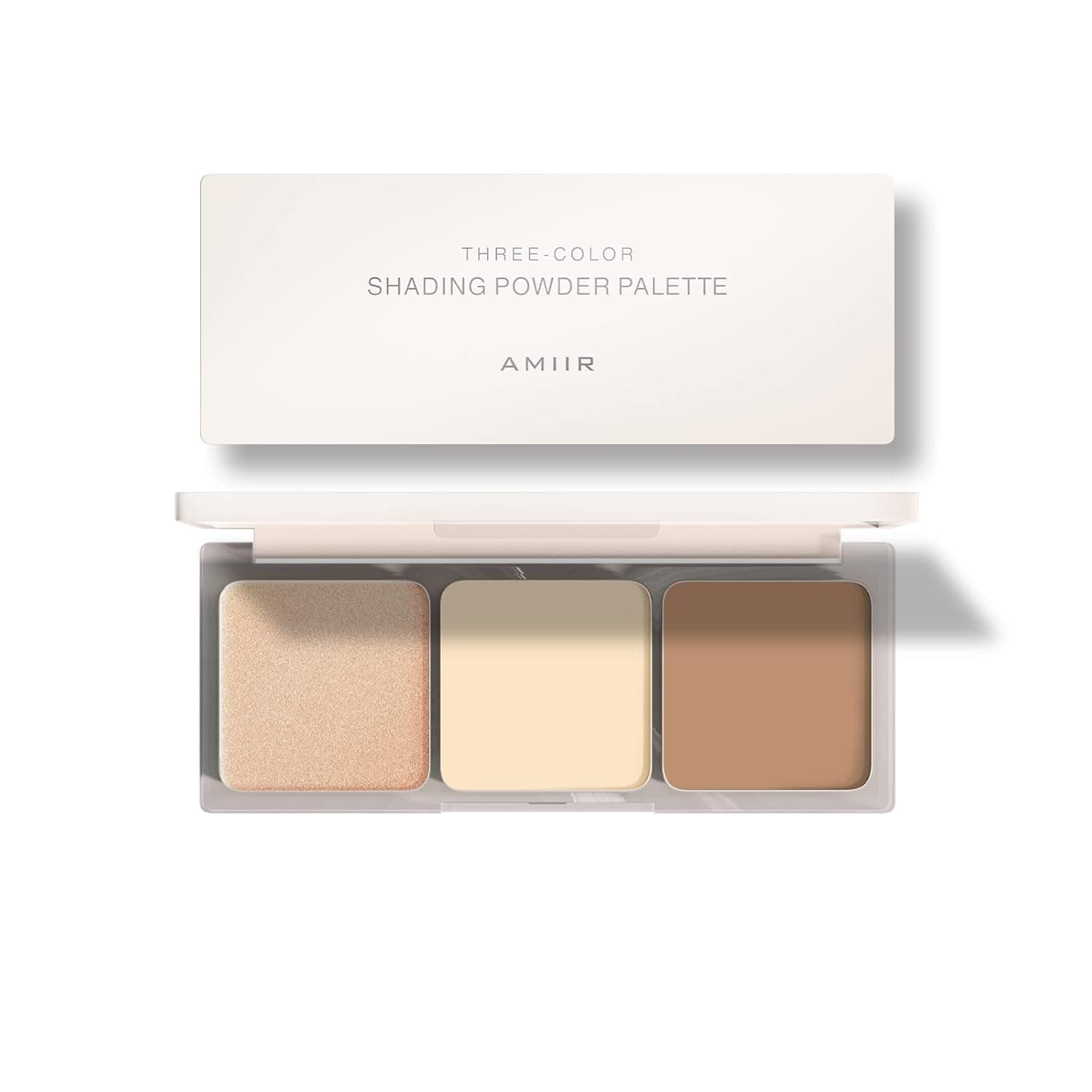 AMIIR Trio Contour Powder Makeup Palette Bronzer Blush Highlighter Face Sculpt Contouring Kit Collection, Highlighter