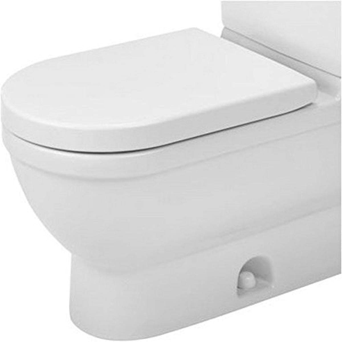 Duravit 2125010000 Elongated Starck 3 Toilet Bowl, White