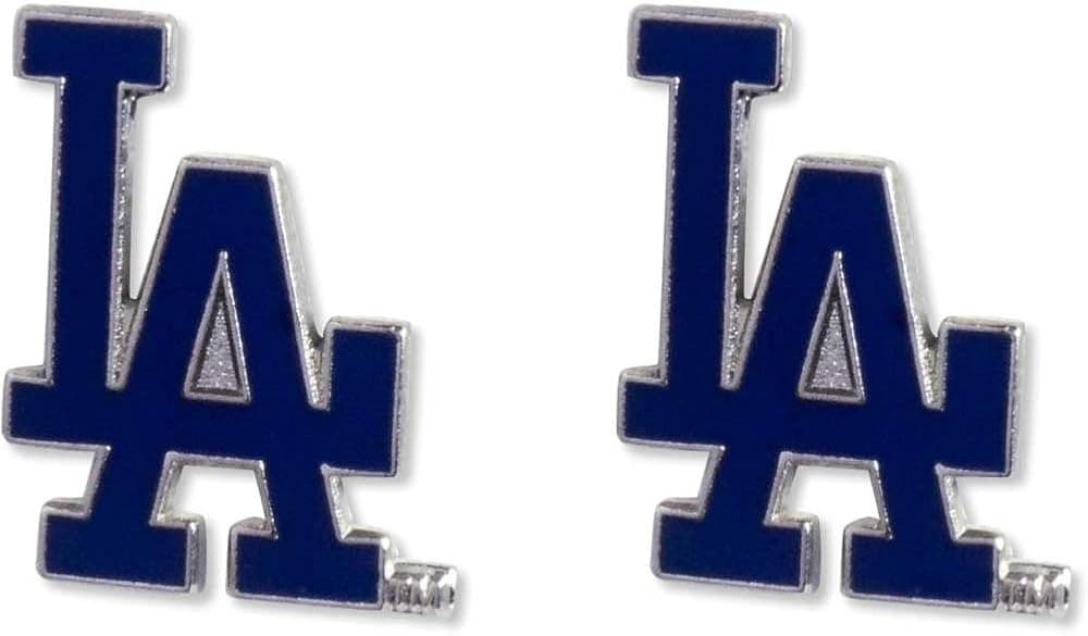 aminco MLB womens MLB Team Logo Post Earrings