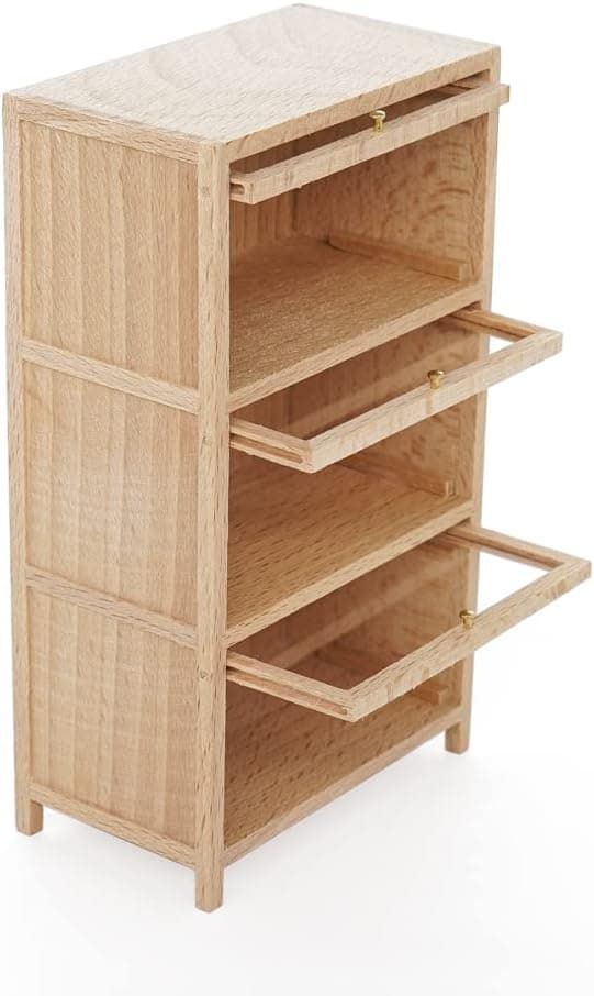 Odoria 1/12 Miniature Shelf Dollhouse Furniture Accessories