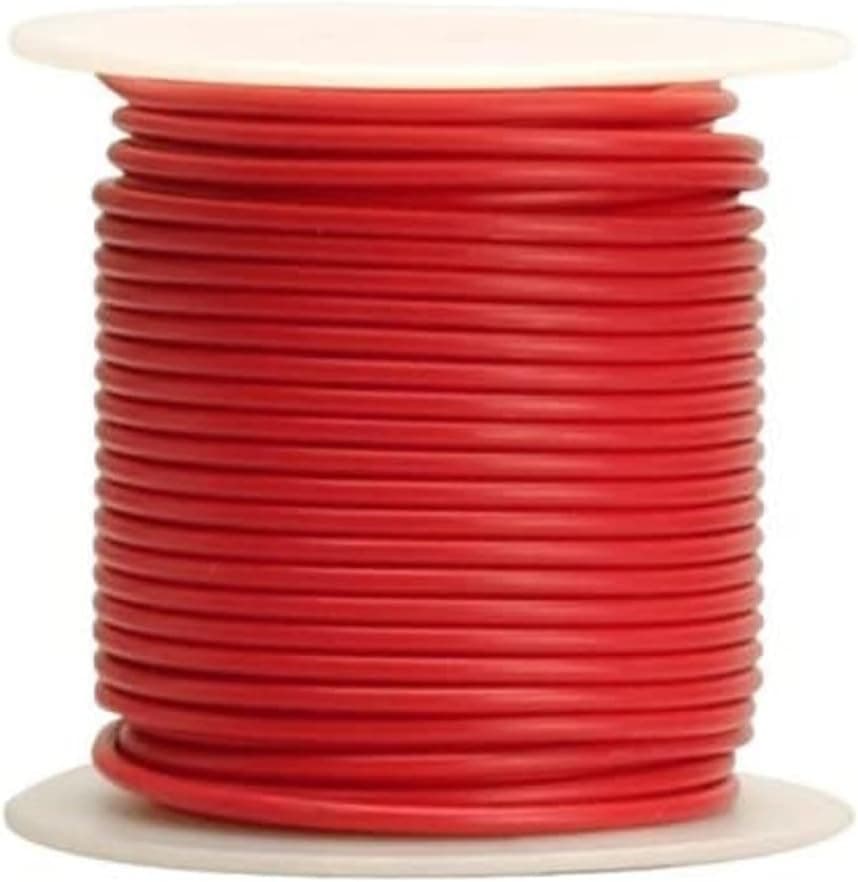Woods 55669123 Coleman Cable 14-100-16 100 Ft. Primary, Red Electrical Wire, 14-Gauge