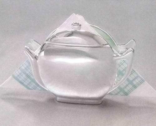 Silverplated Teapot Shaped Napkin Holder