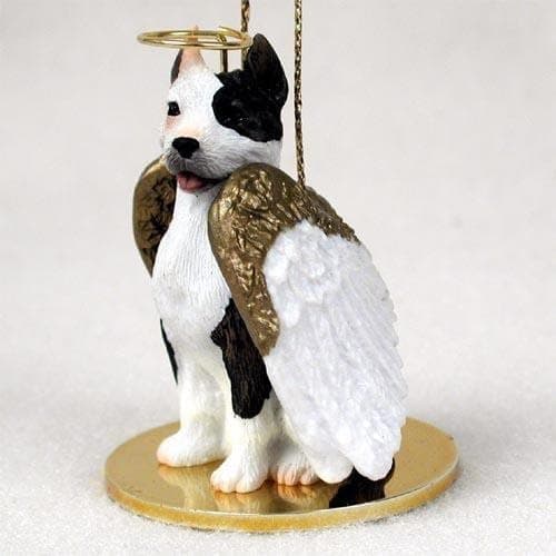 Pit Bull Terrier, Brindle Tiny Ones Dog Angels (2 in)