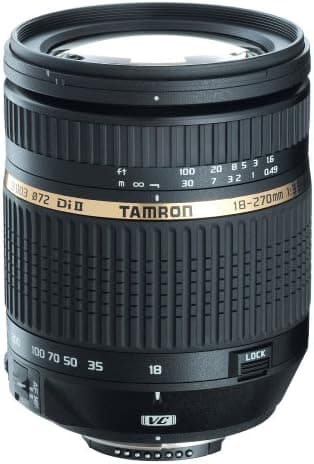 Tamron Auto Focus 18-270mm f/3.5-6.3 Di II VC LD Aspherical IF Macro Zoom Lens with Built in Motor for Nikon DSLR Cameras (Model B003NII) (Discontinued by Manufacturer)