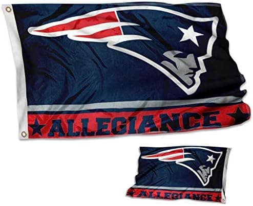 New England Patriots Double Sided Allegiance Flag