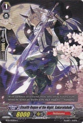 Cardfight!! Vanguard TCG - Stealth Rogue of The Night, Sakurafubuki (BT13/052EN) - Catastrophic Outbreak