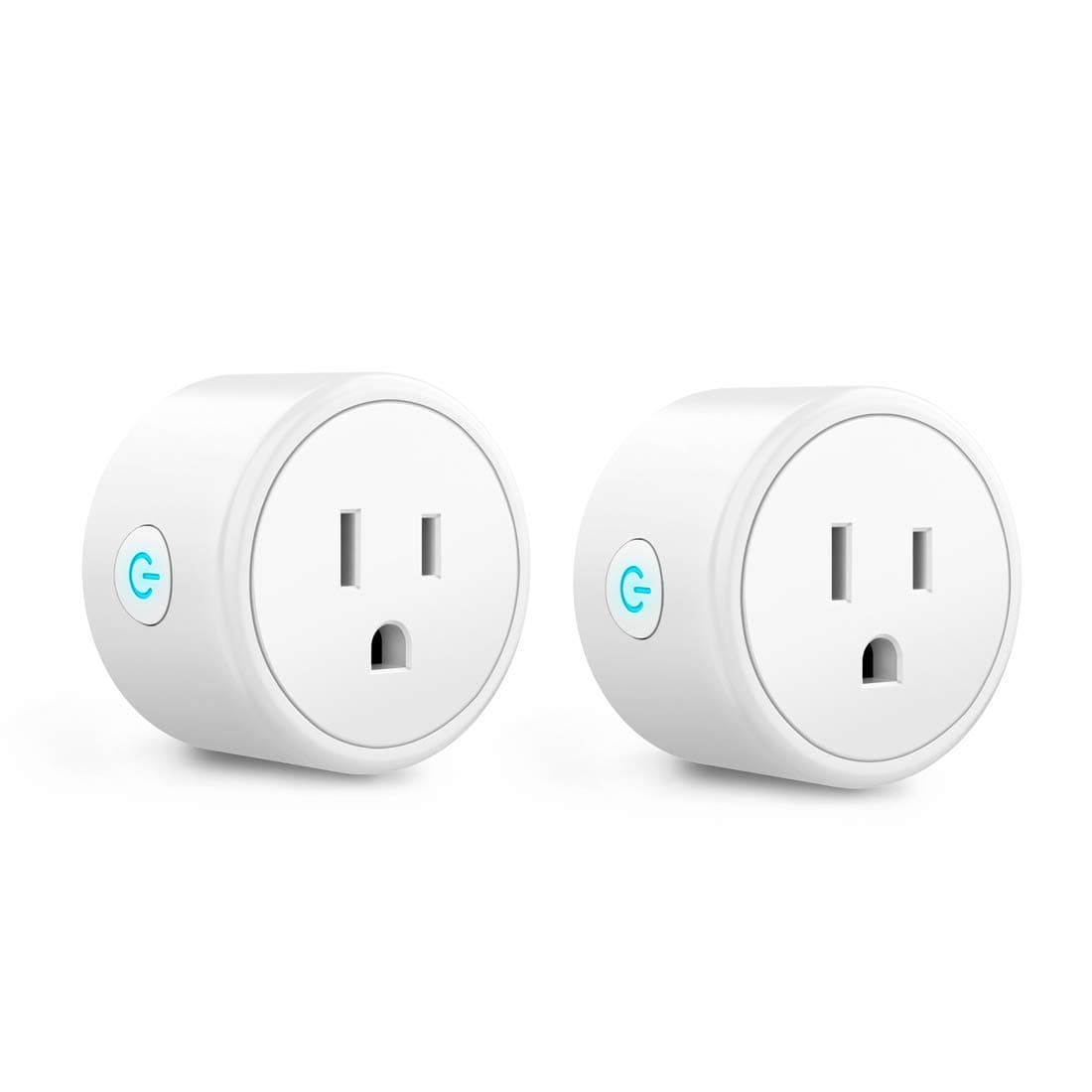 Smart Plug,WiFi Smart Socket Compatible with Alexa and Google Home for Voice Control, VAIYI Mini WiFi Outlet Socket Remote Control with Timer Function, No Hub Required, RoHS FCC Listed (2 Pack)
