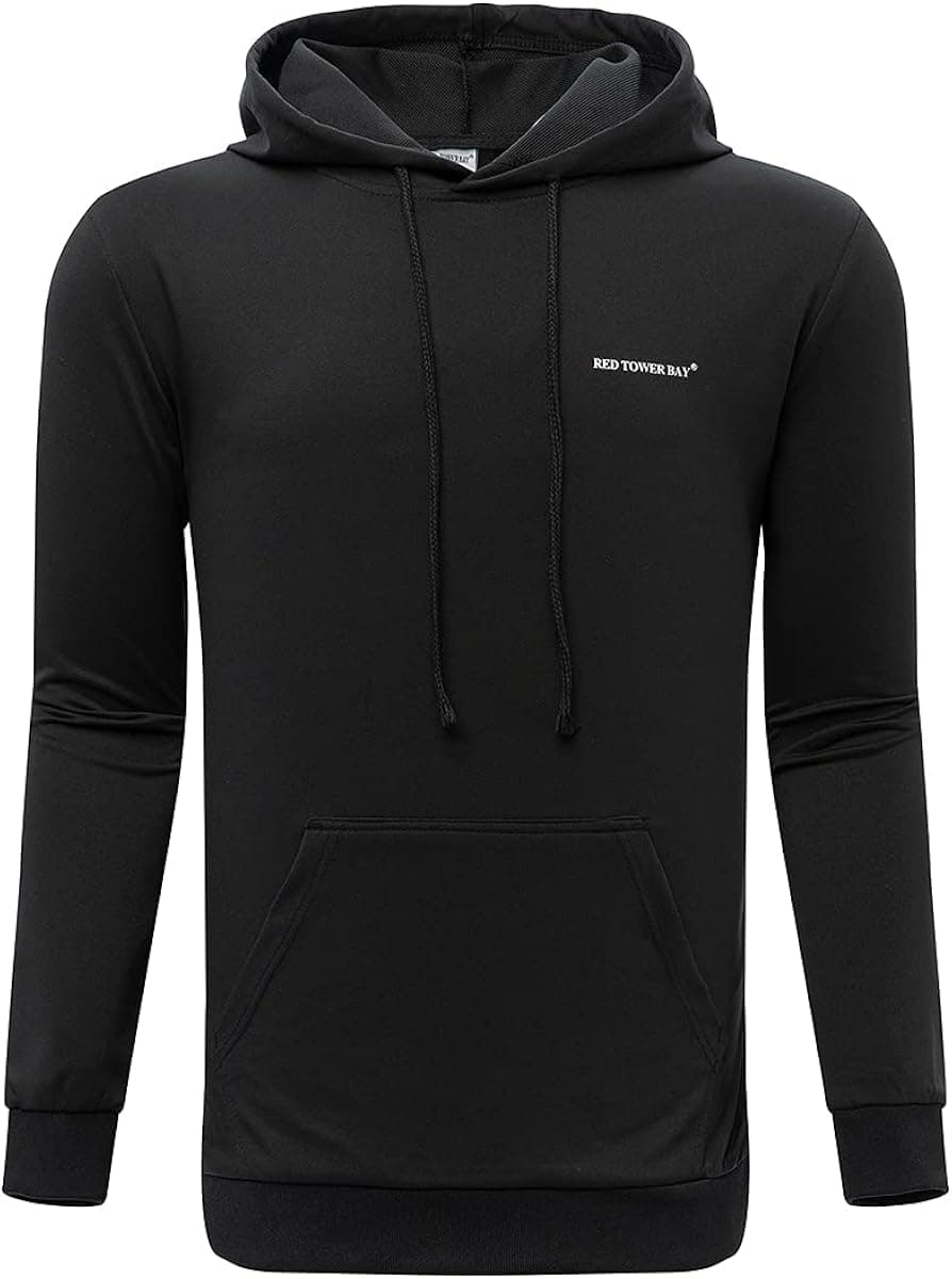 Men's Mid-Weight Comfortwash Eco-smart Fleece Pullover Hoodie Sweatshirts