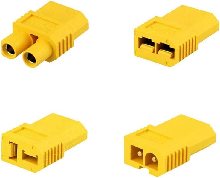 Amass XT60 Male to Connector Deans T/Tr / EC3 /Big Tamiya Plug Female Converter Adapter for RC Lipo Battery