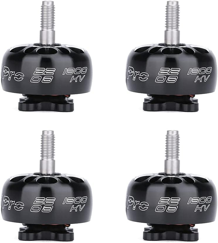 iFlight 4pcs XING-E Pro 2208 1800KV 6S FPV Motors Unibell FPV Racing Drone Motor Black