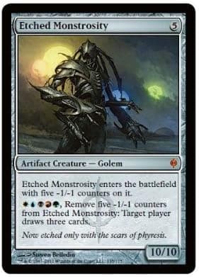 Magic: the Gathering - Etched Monstrosity - New Phyrexia