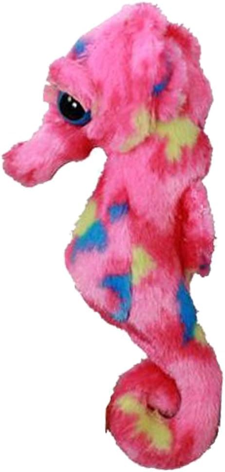 WISHPETS ConfettiSoft 10" Seahorse Stuffed Animal Plush Toy - Pink