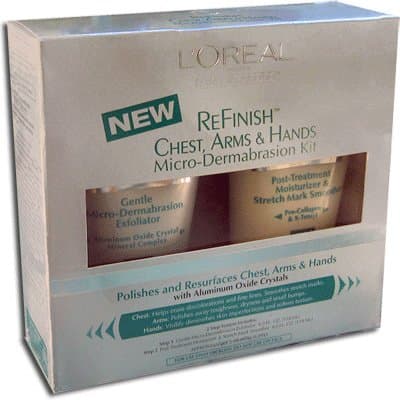 LOREAL Body Expertise ReFinish Chest, Arms & Hands MICRO-DERMABRASION KIT