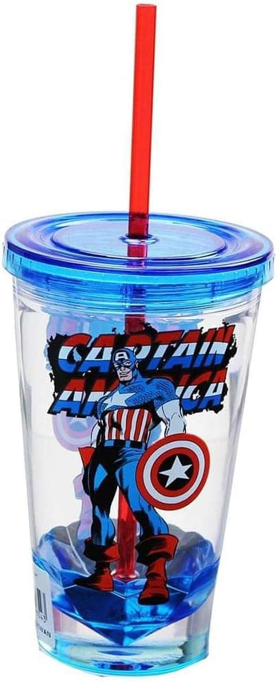 JUST FUNKY Marvel Retro Captain America 19oz Carnival Cup