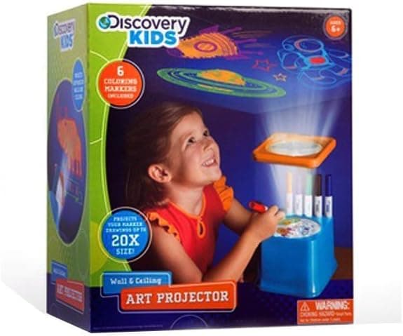 Discovery Kids Wall and Ceiling Art Projector with Markers