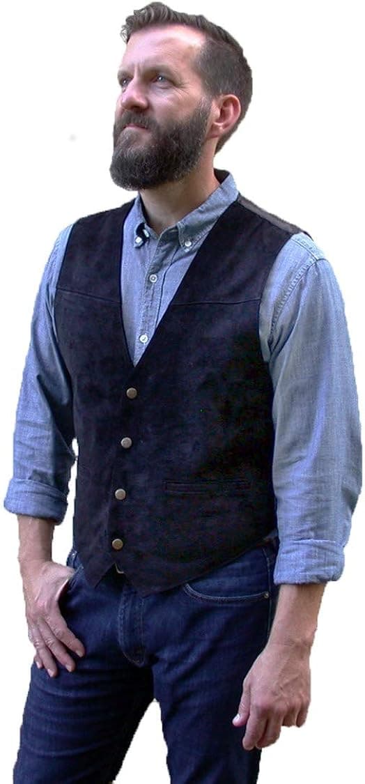 One Stop Equine Shop Men's Scully Satin Back Vest