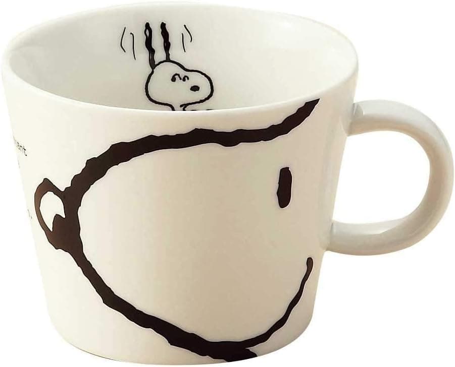 Snoopy Peanuts Character Large Size Mug Cup Face