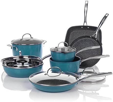 Curtis Stone DuraPan 13-piece Forged Nonstick Cookware Set with Recipes